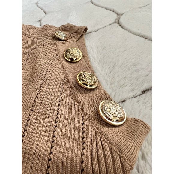 DAIMARAN Paris Women's Suit Matching Set Khaki Tank Top + Short S - Picture 4 of 6